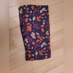 Two patterned floral scarf